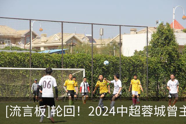 [流言板]轮回！2024中超蓉城曾主场阻击海港争冠，如今海港完成复仇